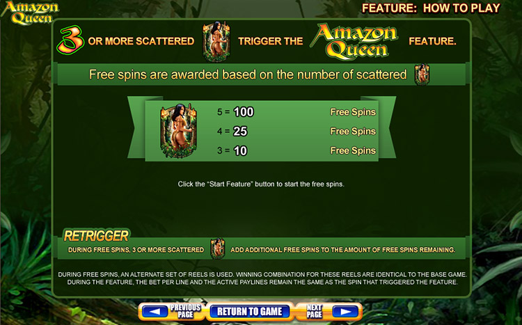 Amazon Queen Slots Slingo