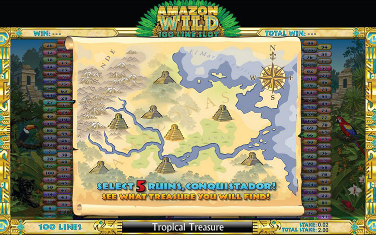 Amazon Wild Slots Slingo