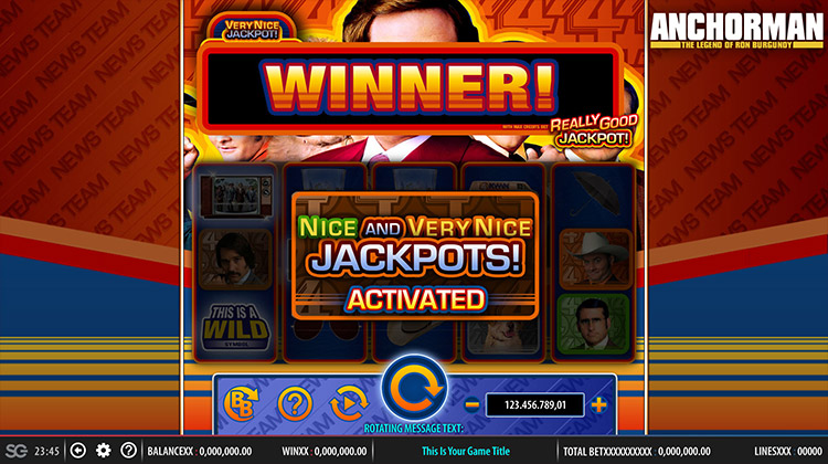 Anchorman: The Legend of Ron Burgundy Slots Slingo