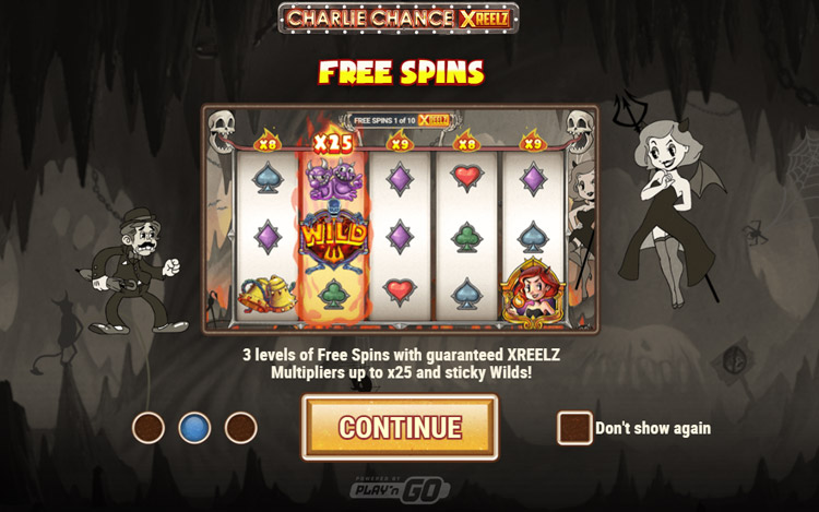Charlie Chance Slots Slingo