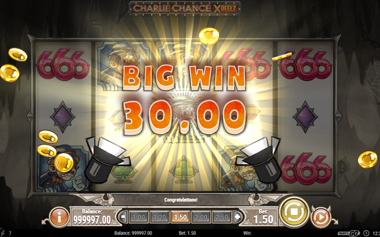 Charlie Chance Slots Slingo