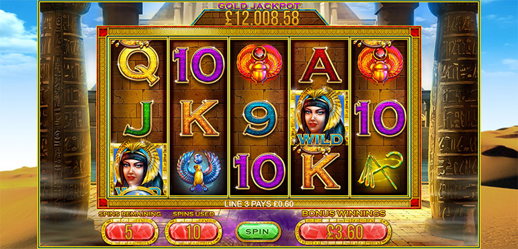 Cleopatra Gold Slots Slingo