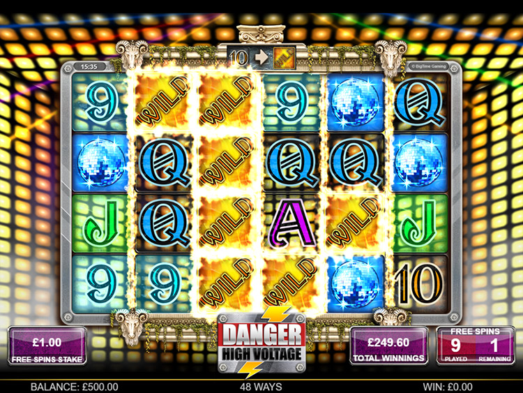 Danger High Voltage Slots Slingo