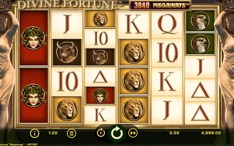 Divine Fortunes Megaways Slots Slingo