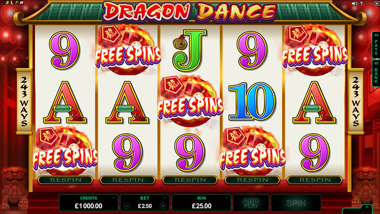 Dragon Dance Slots Slingo