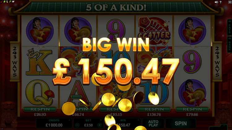 Dragon Dance Slots Slingo