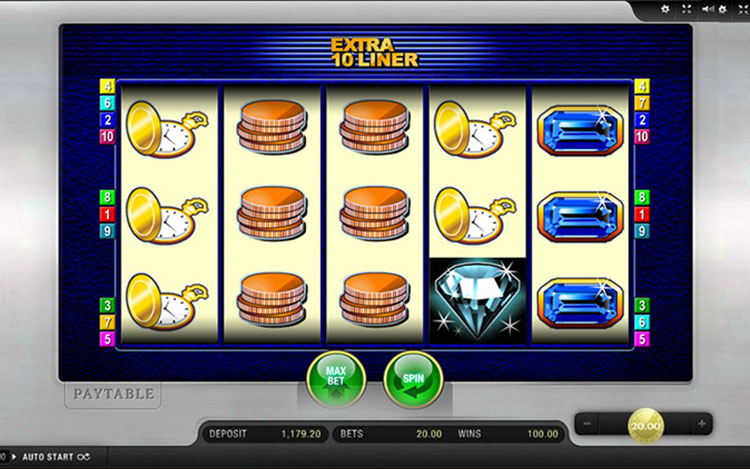 Extra 10 Liner Slots Slingo