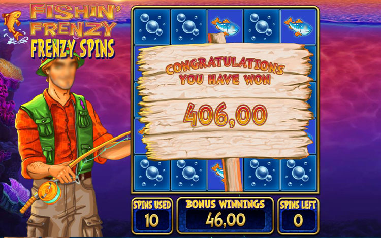 Fishin' Frenzy Prize Lines Slots Slingo