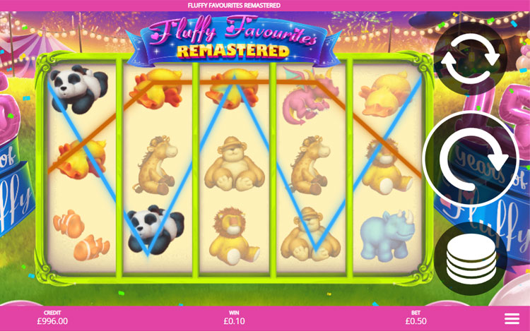Fluffy Favourites Remastered Slots Slingo