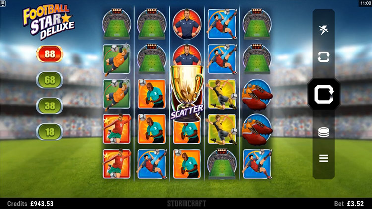 Football Star Deluxe Slots Slingo