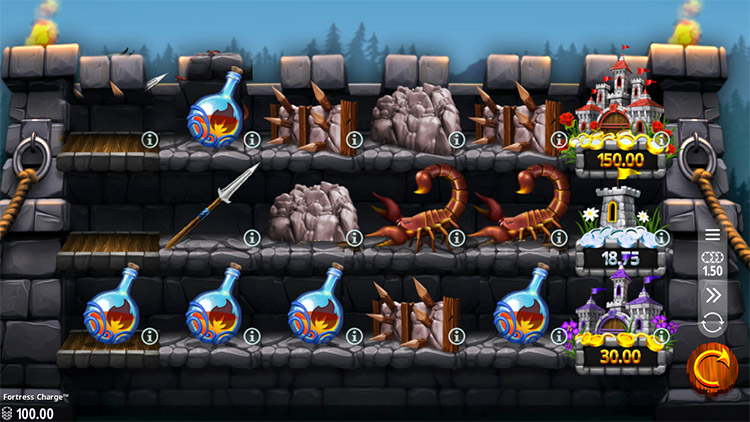 Fortress Charge: Reel Quest Slots Slingo