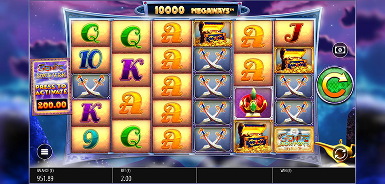 Genie Jackpots Megaways Slots Slingo