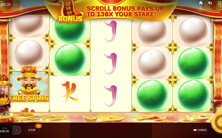God of Wealth Slots Slingo