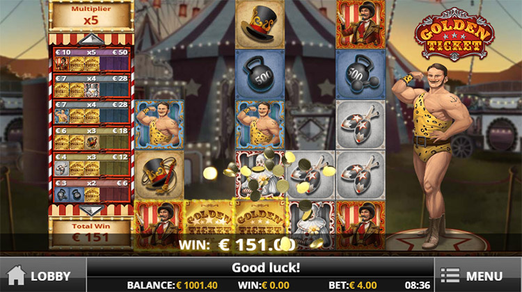 Golden Ticket Slots Slingo