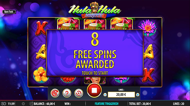 Hula Hula Nights Slots Slingo