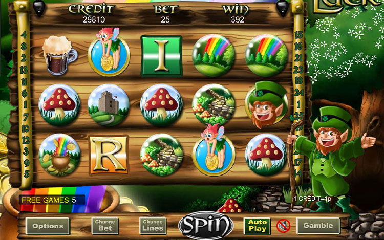 Irish Luck Slots Slingo
