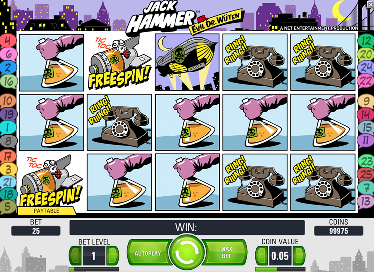 Jack Hammer Slots Slingo