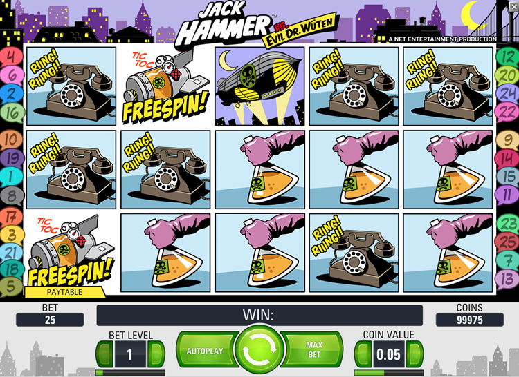 Jack Hammer Slots Slingo