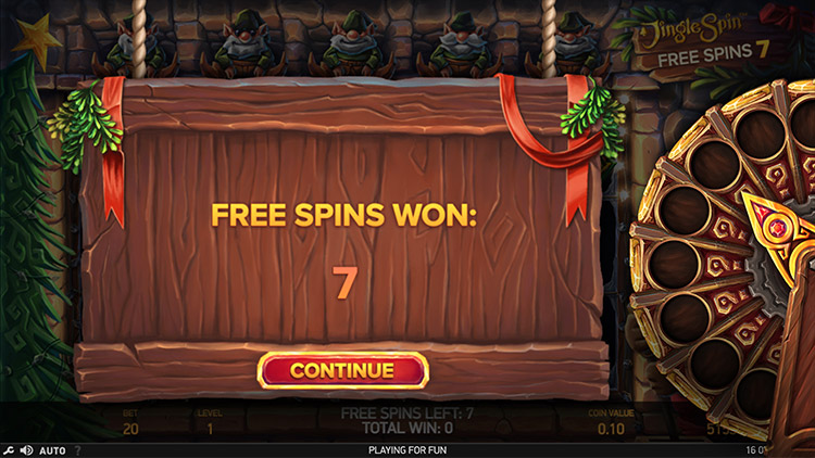 Jingle Spin Slots Slingo