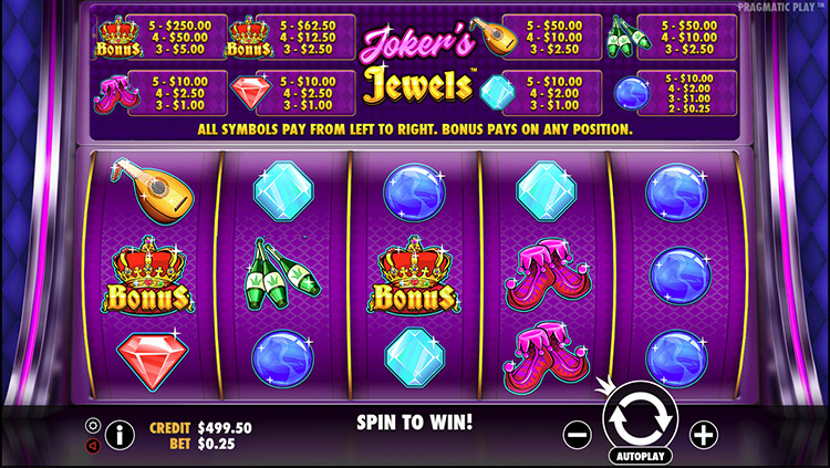 Joker’s Jewels Slots Slingo