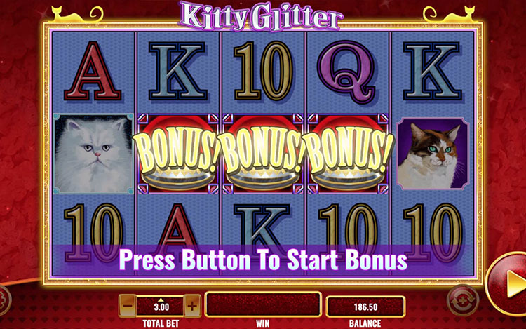 Kitty Glitter Slots Slingo