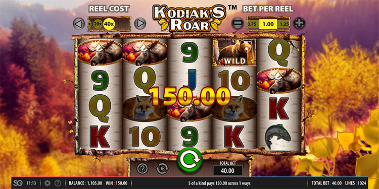 Kodiak's Roar Slots Slingo