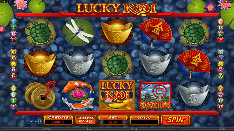 Lucky Koi Slots Slingo