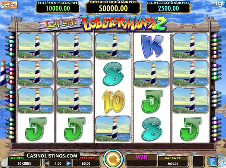 Lucky Larry's Lobstermania 2 Slots Slingo