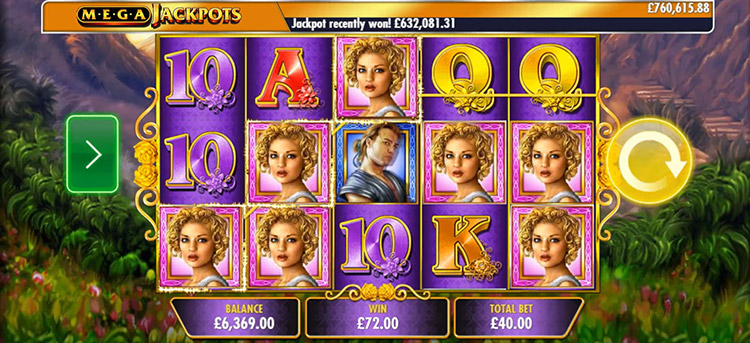 MegaJackpots Golden Goddess Slots Slingo
