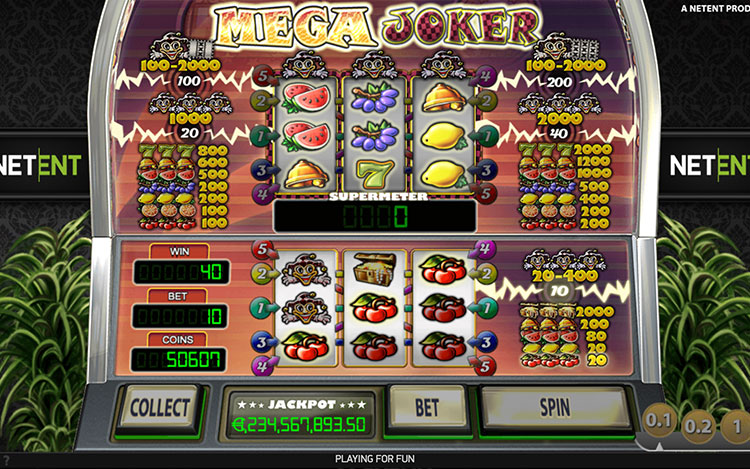 Mega Joker Slots Slingo