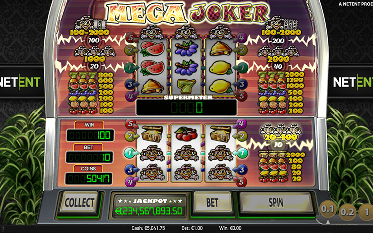 Mega Joker Slots Slingo