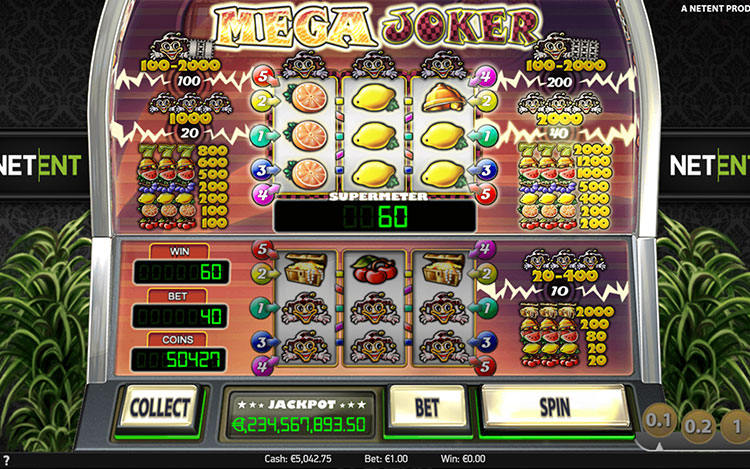 Mega Joker Slots Slingo