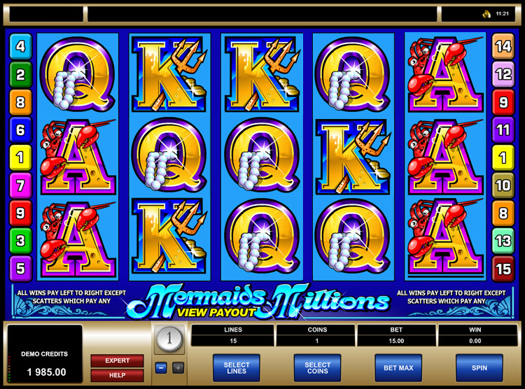 Mermaids Millions Slots Slingo