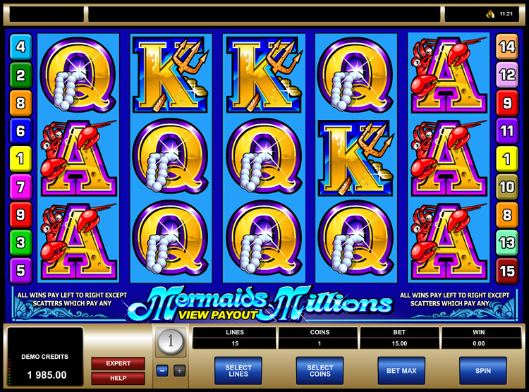 Mermaids Millions Slots Slingo
