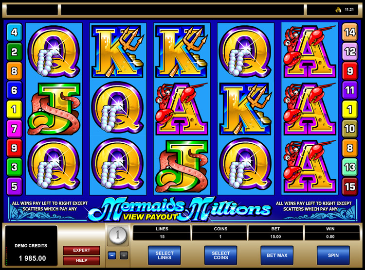 Mermaids Millions Slots Slingo