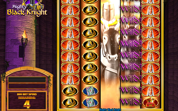 Mighty Black Knight Slots Slingo