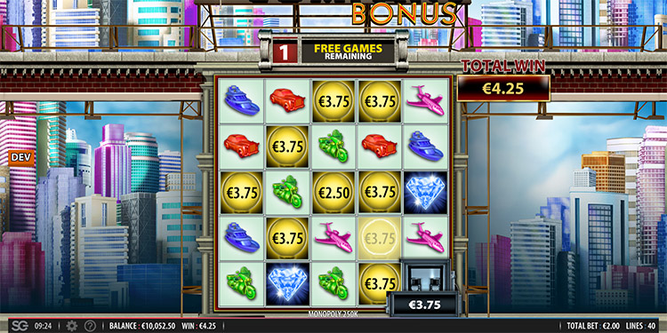 Monopoly 250k Slots Slingo