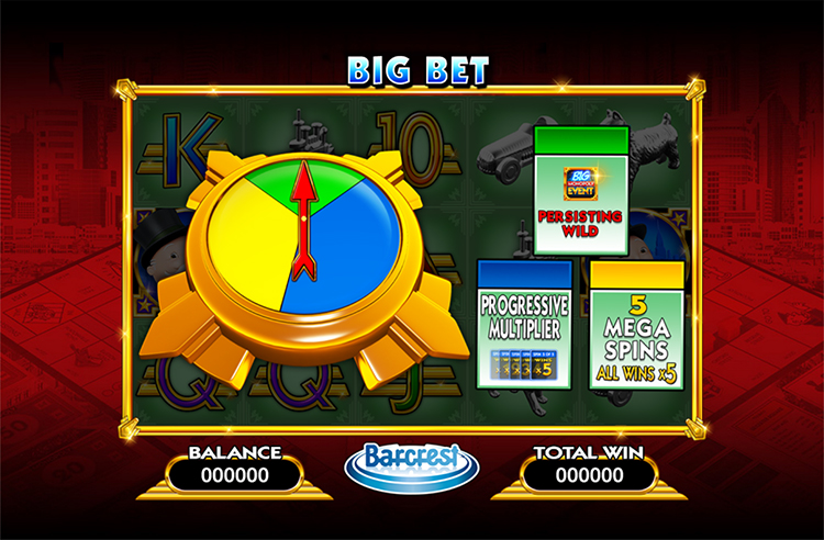 Monopoly Big Event Slots Slingo