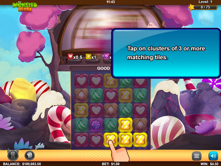 Monster Blast Slots Slingo