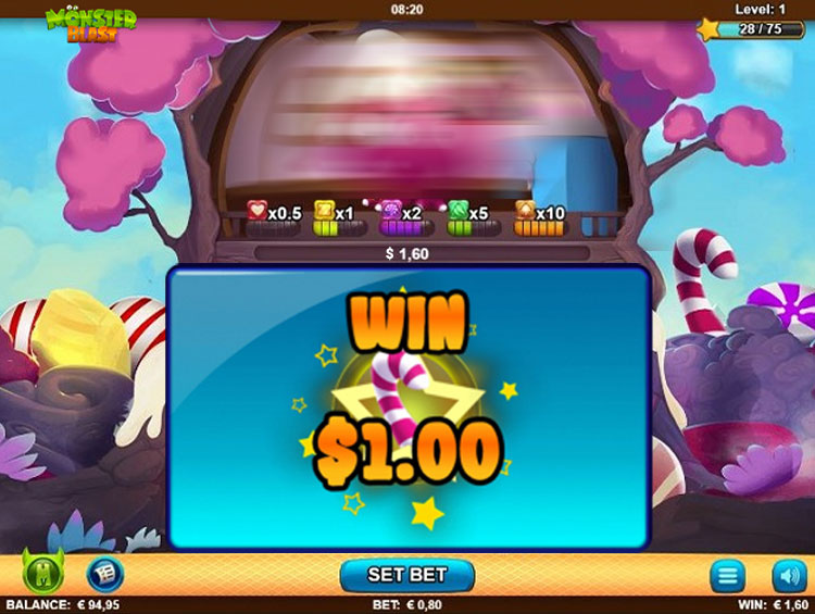Monster Blast Slots Slingo