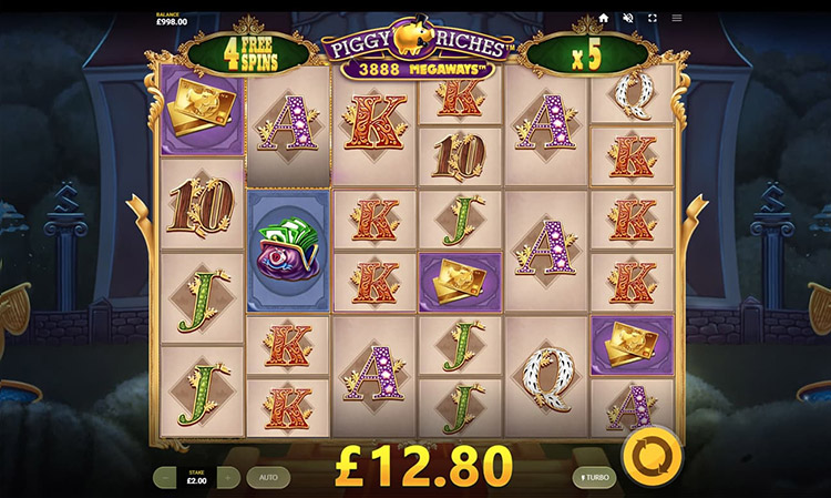 Piggy Riches Megaways Slots Slingo Gameplay