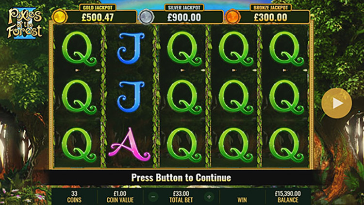 Pixies of the Forest 2 Slots Slingo