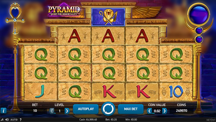 Pyramid: Quest for Immortality Slots Slingo