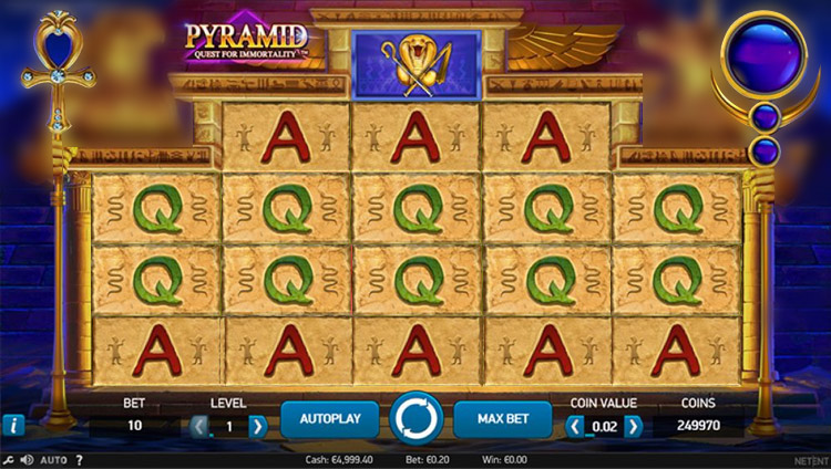 Pyramid: Quest for Immortality Slots Slingo