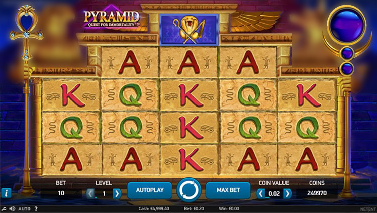 Pyramid: Quest for Immortality Slots Slingo