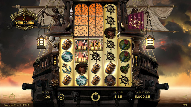 Rage of the Seas Slots Slingo