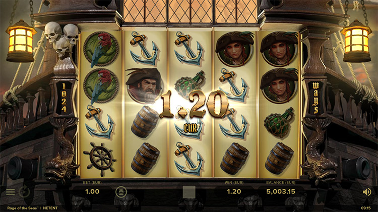 Rage of the Seas Slots Slingo