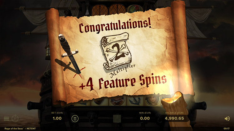 Rage of the Seas Slots Slingo