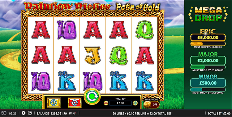 Rainbow Riches Pots of Gold