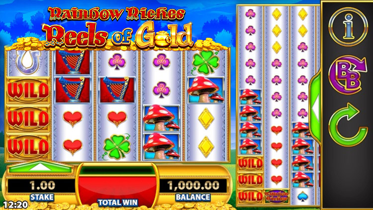 Rainbow Riches Reels of Gold Slots Slingo